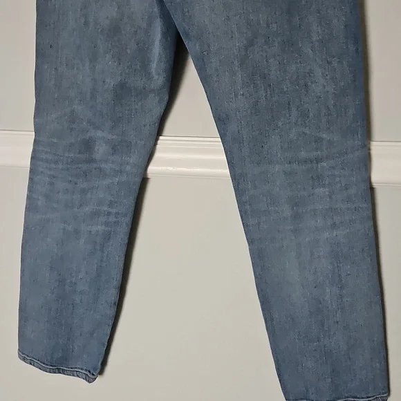 Anthropolgie Pilcro And The Letterpress Slim Boyfriend Distressed Jeans Blue 27 - Picture 6 of 12